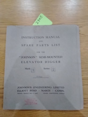 Johnson semi mounted - , elevator